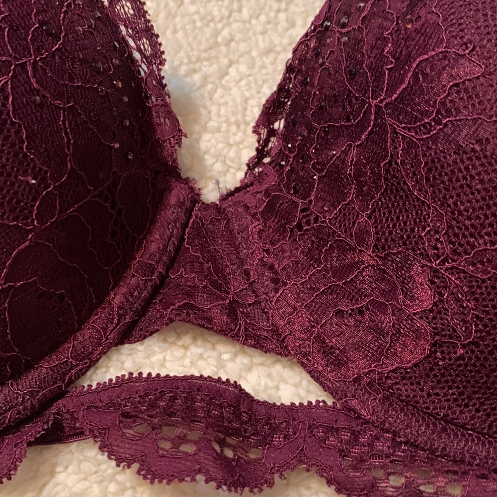 La Senza So Free burgundy lace bra 34C - Picture 4 of 14